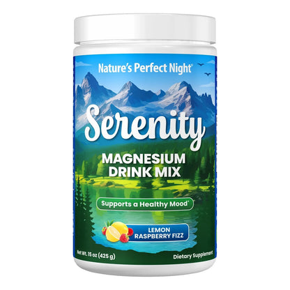 Mezcla En Polvo De Magnesio Para Relajación Y Sueño Sin Azúcar