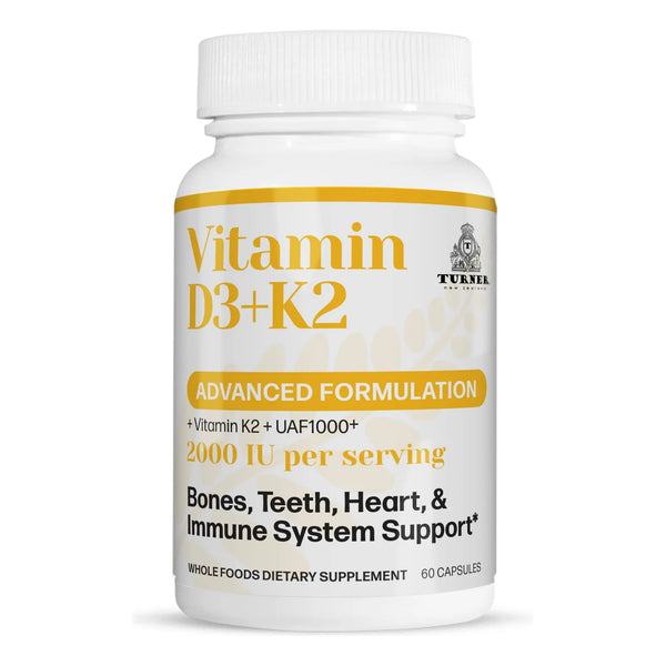 Vitamina D3 2000IU Plus K2 80mcg En Geles Suaves 2 En 1 Salud Cardiaca Y Osea