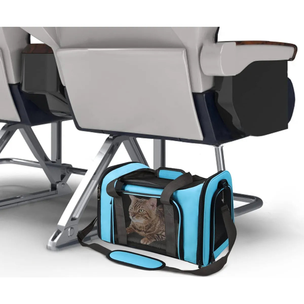 Maleta Plegable Para Mascotas Transporte Seguro Y Comodo En Viajes