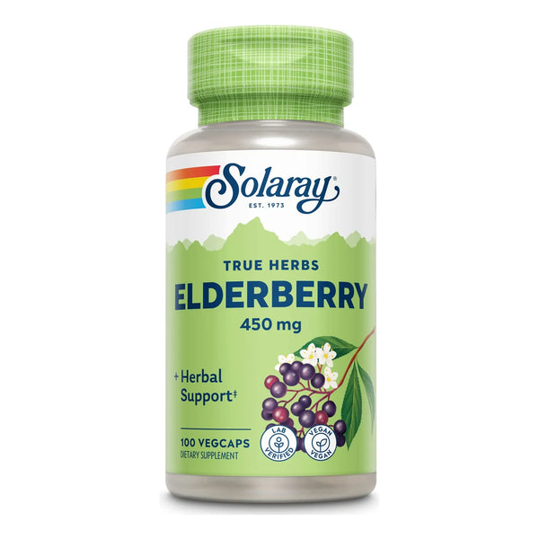 Baya De Saúco Y Flor 450 Mg Apoyo Bienestar General Meses Fríos