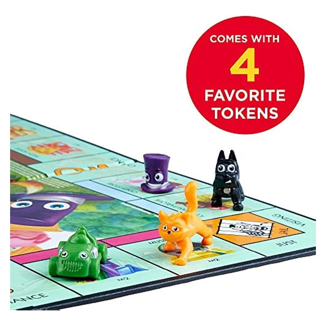 Monopoly Junior Juego De Mesa Para Niños A Partir De 5 Años Diversión Y Aprendizaje