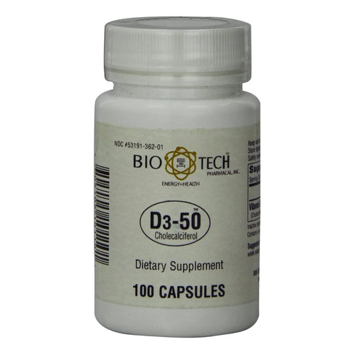 Vitamina D3 50mcg 100 Cápsulas Salud Ósea E Inmunológica
