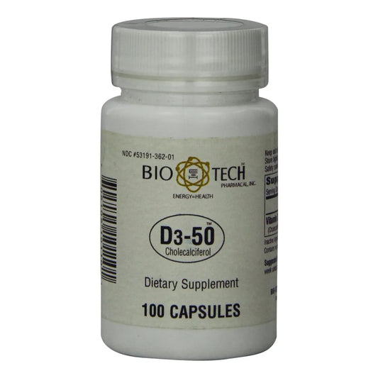 Vitamina D3 50mcg 100 Cápsulas Salud Ósea E Inmunológica