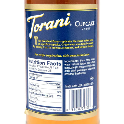 Jarabe Para Magdalenas 750 Ml Sabor Dulce Ideal Para Postres Torani
