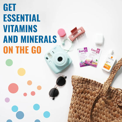 Mezcla Bebida Multivitaminica Naranja 1000Mg Vitamina C Sin Azucar Vegano 60 Sobres