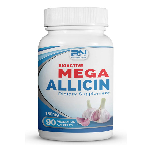 Capsulas De Ajo 180 Mg Alicina 90 Unidades Apoyo Inmunologico Sin Gluten