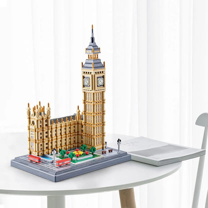 Juego De Bloques 6473 Piezas Modelo Arquitectónico Big Ben Para Adultos