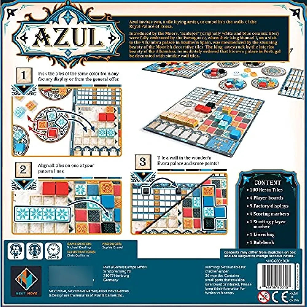 Plan B Juegos Azul Juego De Mesa Familiar Estrategia Y Arte