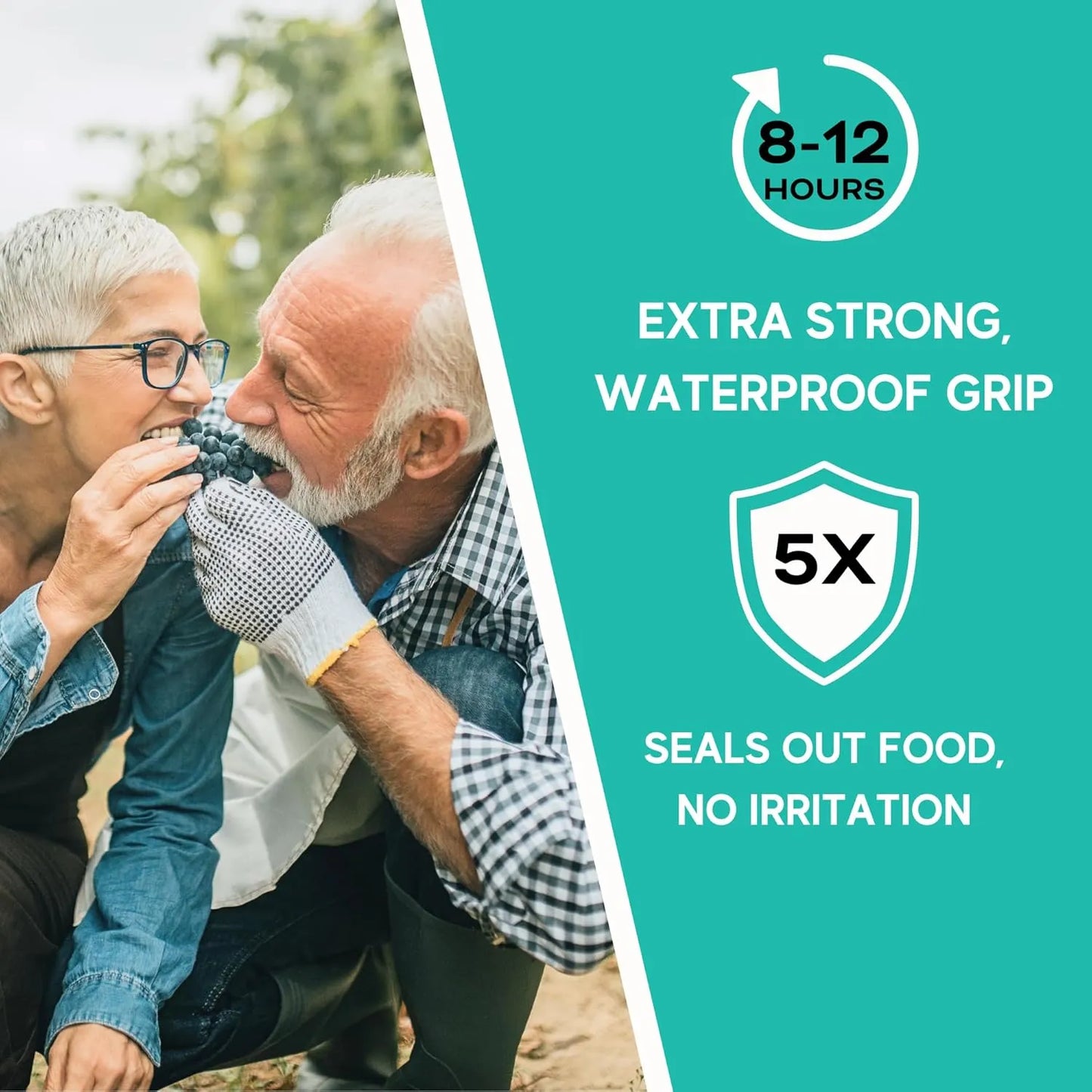 Crema Adhesiva Extra Fuerte Para Dentaduras 12 Horas Impermeable Sin Zinc