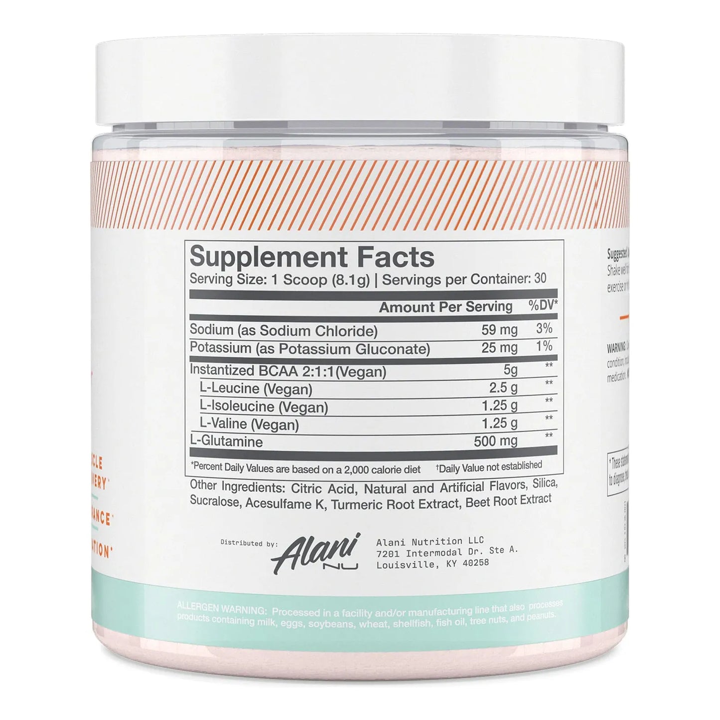 BCAA Energético En Polvo Sabor Frutal 300g Recuperación Muscular Sin Calorías