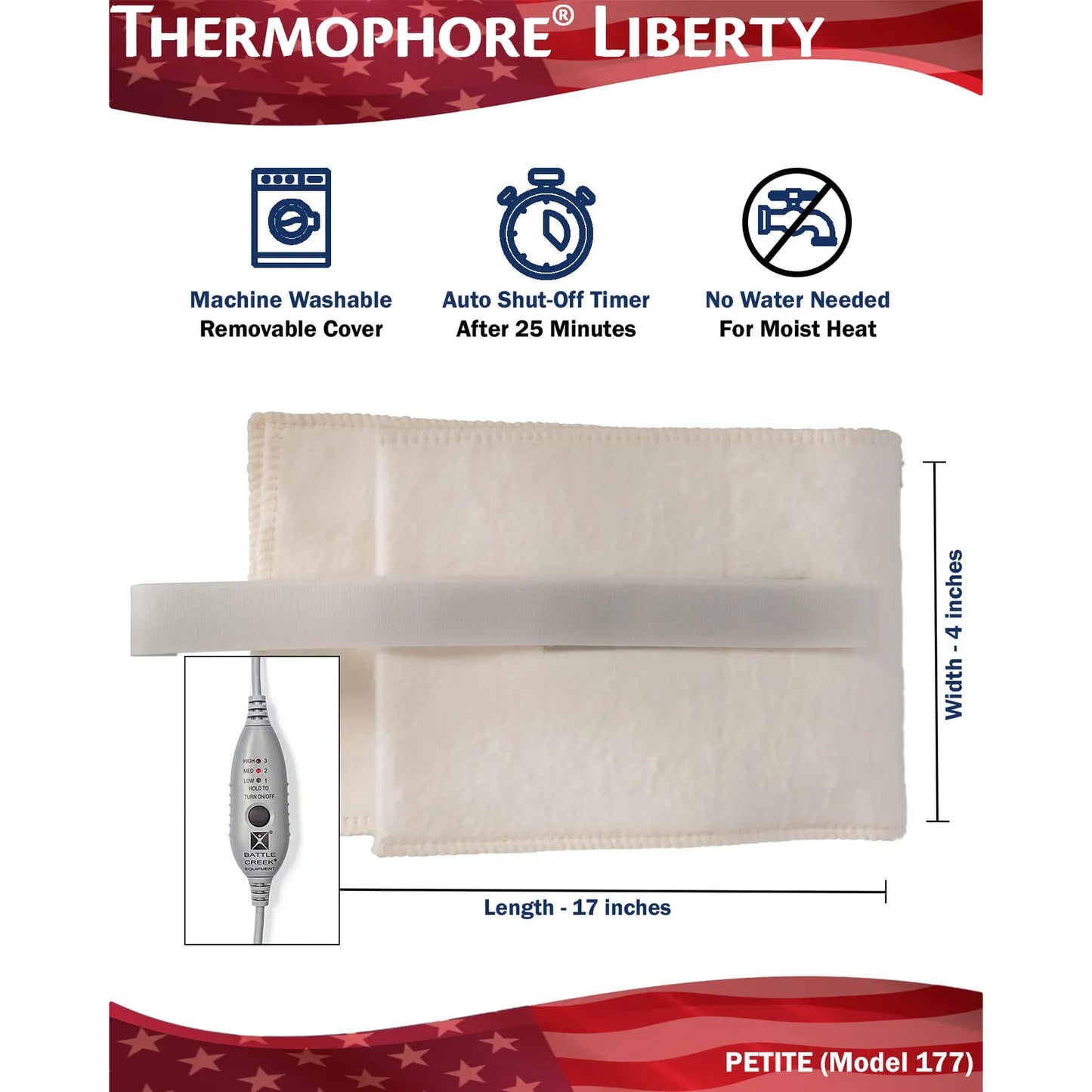 Almohadilla Termica Electrica Liberty 2 Alivia Artritis Y Dolores Musculares Con Calor Humedo