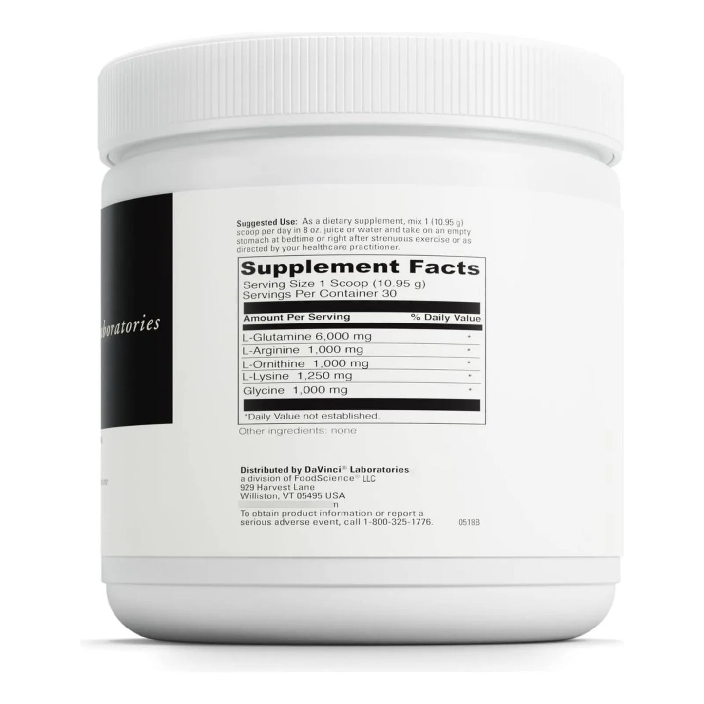 Labs Maxi HGH Suplemento De Aminoácidos Para Corazón Y Recuperación Muscular 11.59 Oz