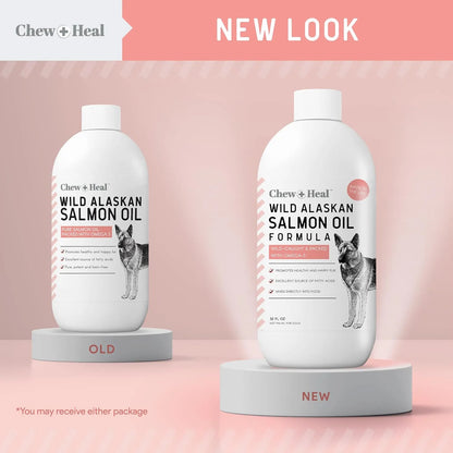 Aceite De Pescado De Salmon Salvaje Para Perros 946 Ml Con Omega 3 Y 6 Para Piel Y Pelaje