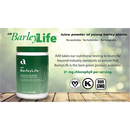 Polvo De Hierba De Cebada Tamaño Familiar 360g Energía Natural Y Nutrición