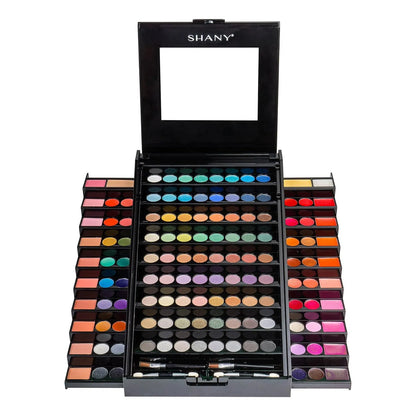 Kit De Maquillaje Completo Shany Con 72 Sombras 28 Labiales Y Mas