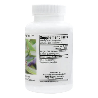 Supreme Nutricion Cissus Supreme 90 Capsulas Vegetarianas Puras Con Alas De Arbol