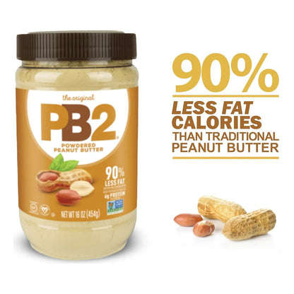 Mantequilla De Maní En Polvo Natural PB2 Baja En Grasa 340g