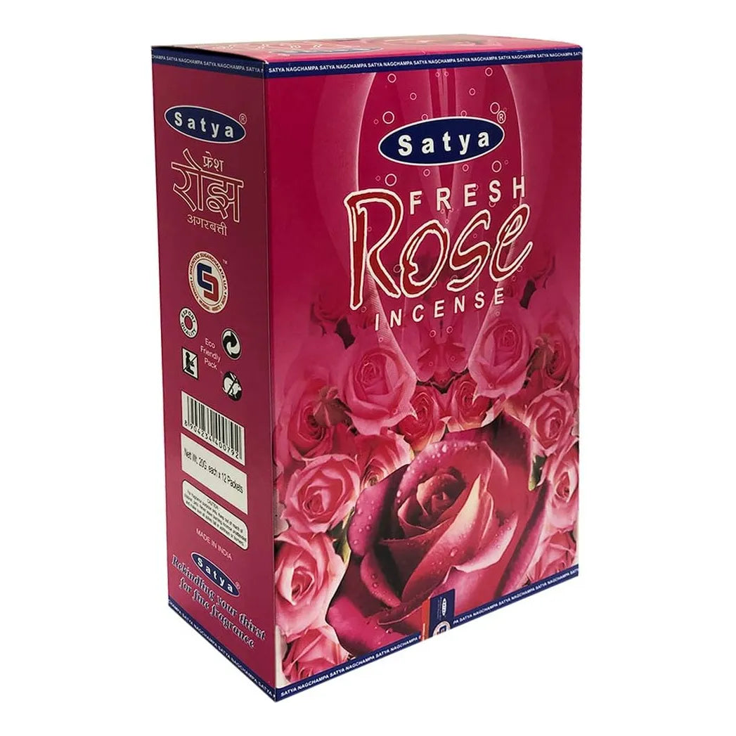 Palitos De Incienso Rosa Fresca Con Soporte Aromas Naturales 180 Varillas