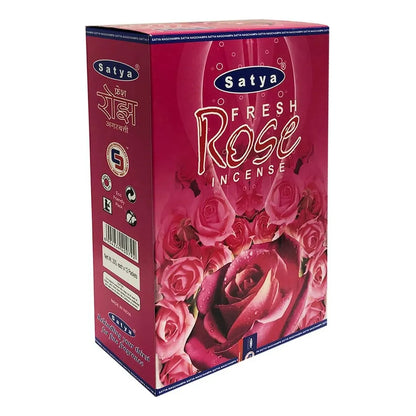 Palitos De Incienso Rosa Fresca Con Soporte Aromas Naturales 180 Varillas