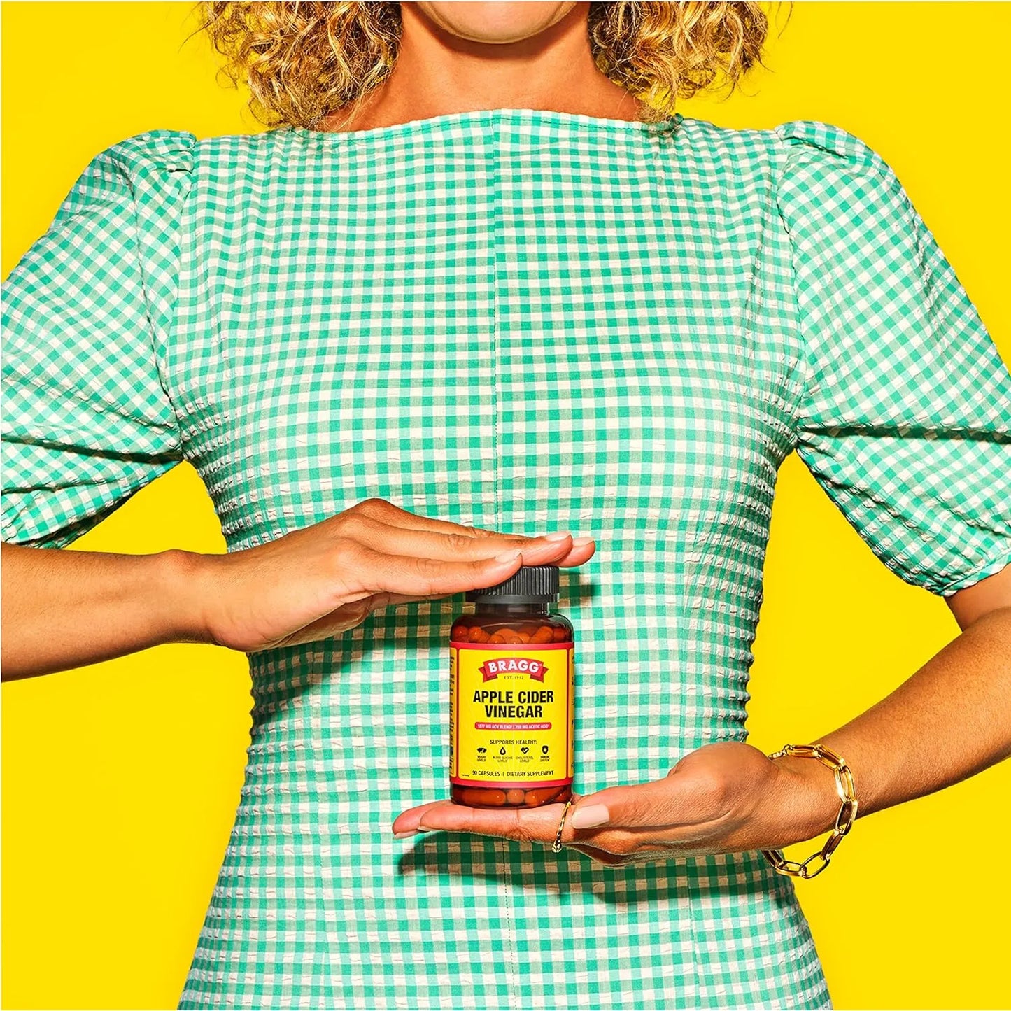 Cápsulas De Vinagre De Sidra De Manzana Bragg Con Vitamina D3 Y Zinc 750 Mg