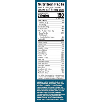 Proteína Vegana Vega One Orgánica Con Superalimentos Y Probióticos