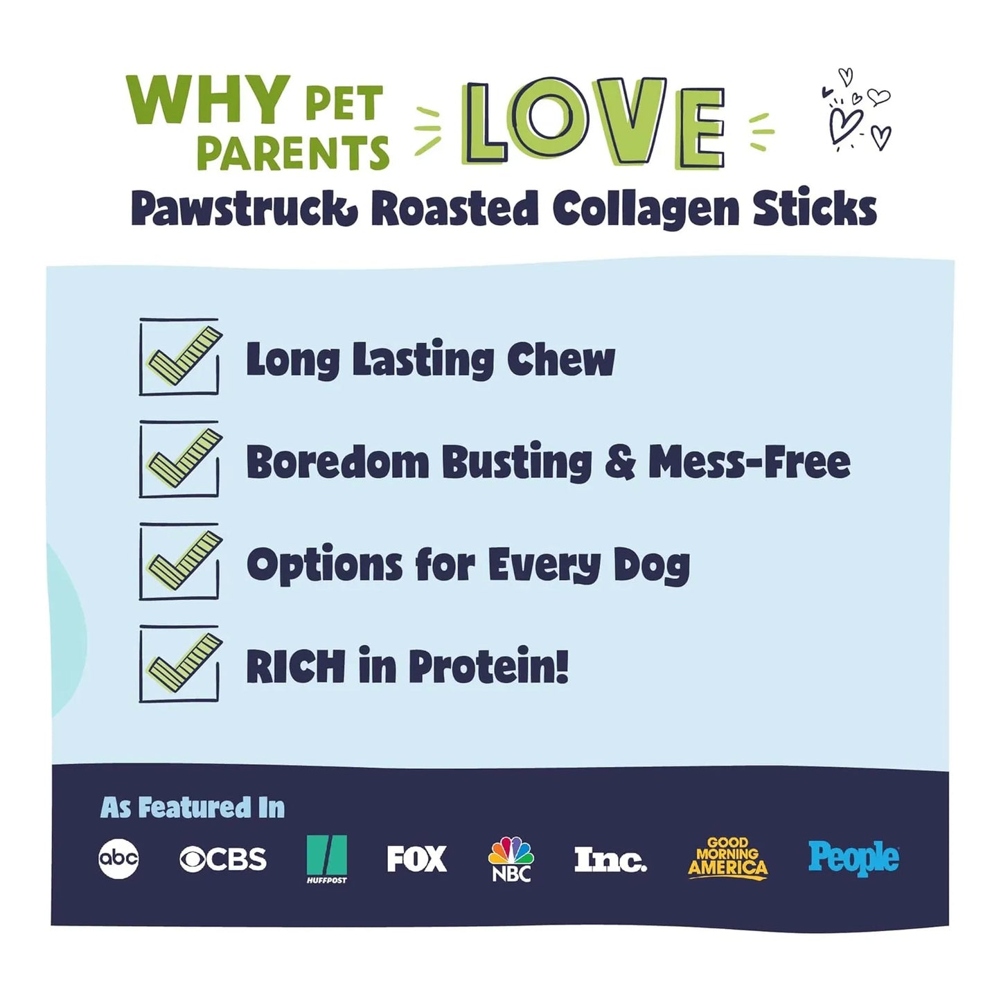 Palitos Colágeno Tostado Para Perros 28 A 30 Cm Bajo Olor Saludable