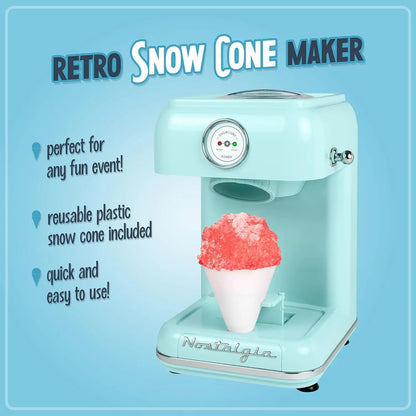 Maquina De Raspados Vintage Nostalgia Classic Premium Cuchillas Acero Inoxidable Envio Gratis