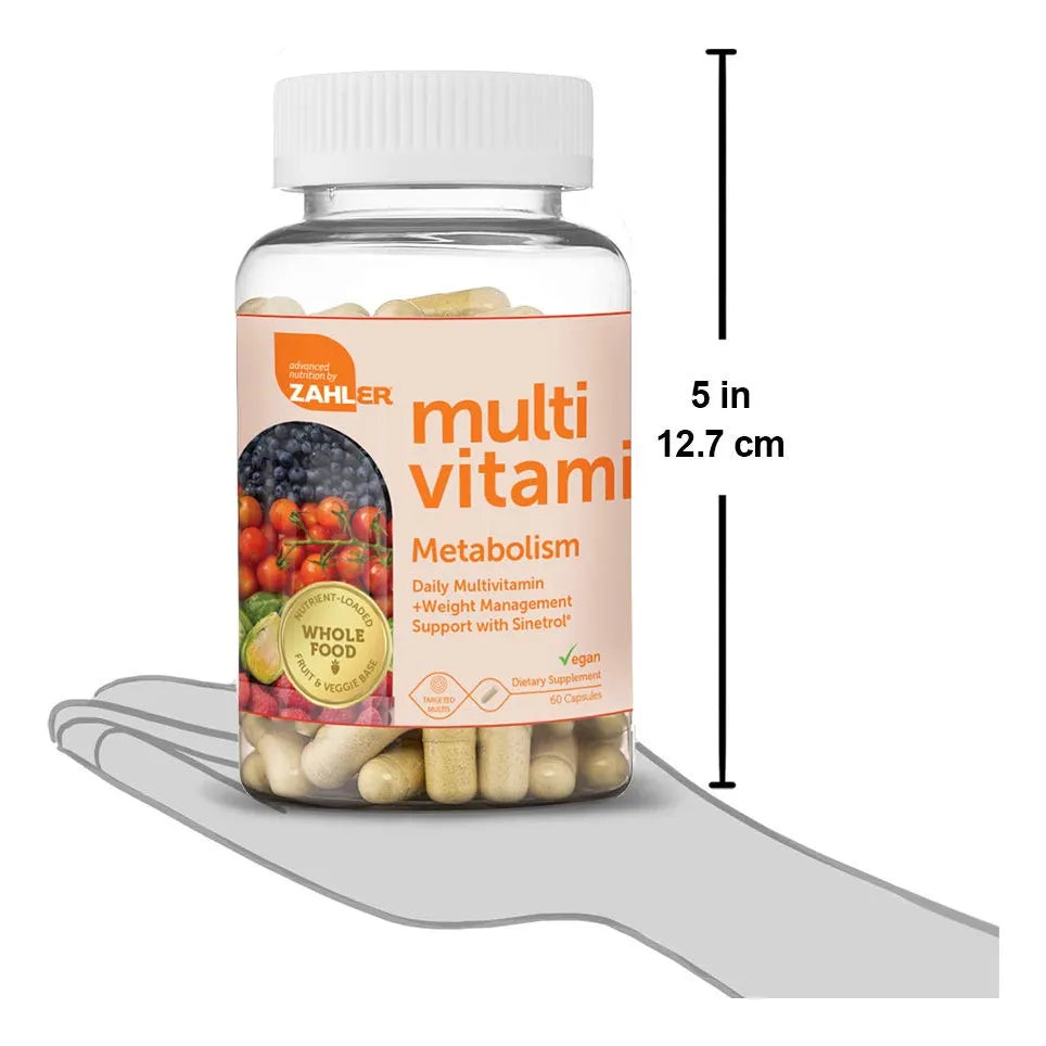 Multivitaminico Diario Con Apoyo Control Peso Hombres Mujeres 60 Capsulas