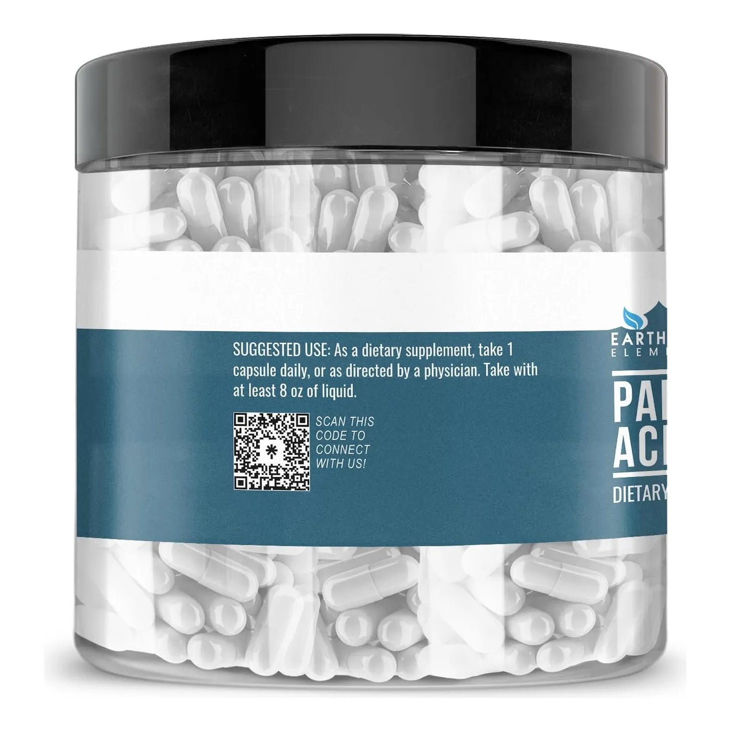 Earthborn Elements Acido Pantotenico 200 Capsulas Vitamina B5 Pura Sin Aditivos