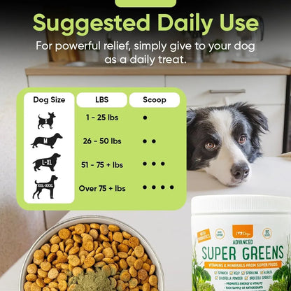 Polvo De Verduras Para Perros Con Brotes De Brócoli Espirulina Suplemento Nutritivo