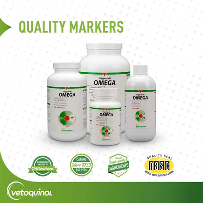 Cápsulas Omega Triglicéridos Para Perros Raza Media 30-60 Libras 60 Unidades