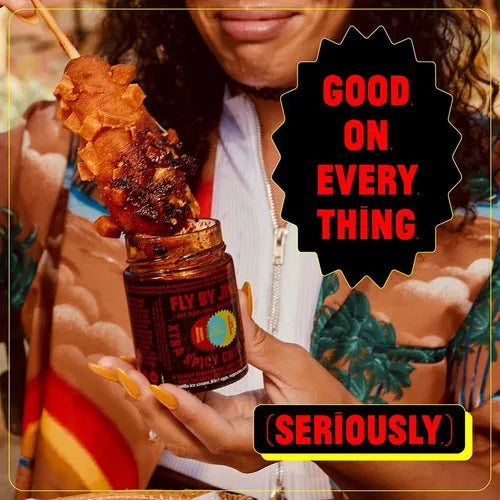 Salsa De Aceite De Chile Picante Crujiente Flybyjing Xtra Intenso Sabor Y Textura Unica