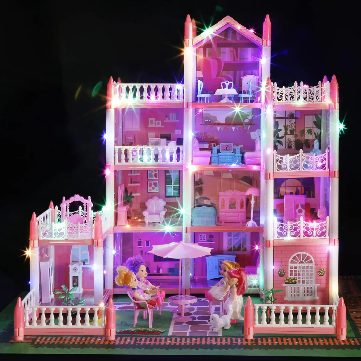 Casa De Muñecas Love Life Color Pink Juguete Creativo Y Duradero
