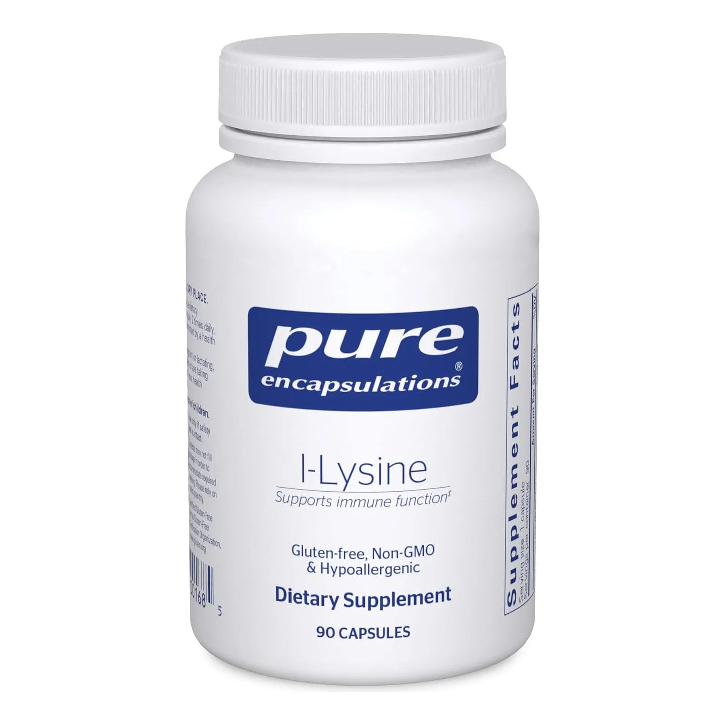 Pure Encapsulations L Lisina Suplemento Aminoacidos Esenciales 90 Capsulas Apoyo Inmunologico Y Salud Encias