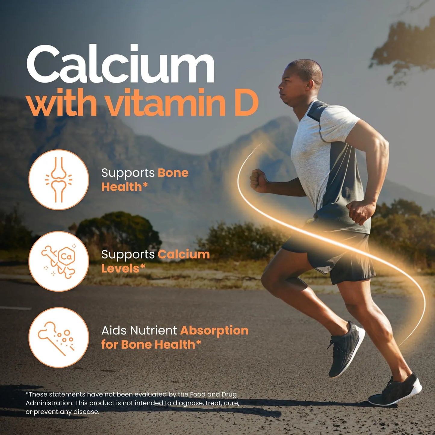 Zaytun Calcio Halal 650 Mg Con Vitamina D3 Para Huesos Fuertes 120 Cápsulas