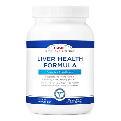 Fórmula Natural Para Salud Hepática 90 Cápsulas Con Glutatión Antioxidante