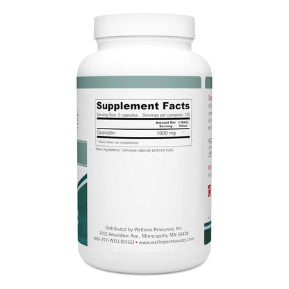 Quercetina 1000 Mg Apoyo Inmunológico Sinusal Y Alérgico 250 Cápsulas Vegano Sin OMG