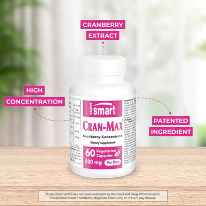 Extracto Concentrado De Arándano 500mg 60 Cápsulas CranMax Suplemento Antioxidante