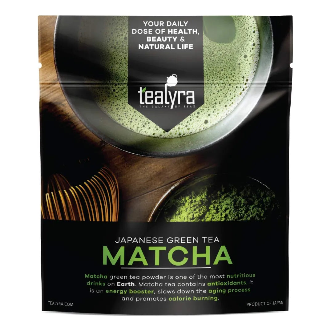 Té Verde Matcha Japonés Ceremonial Tealyra 100g Energía Antioxidante Puro