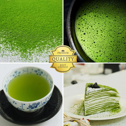 Polvo De Matcha Japonés Grado Ceremonial 100g Satoen Té Verde Premium