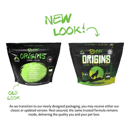 Polvo Nutritivo Para Perros 5 En 1 Origins Con Proteina De Cerdo Natural