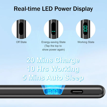 Lápiz Óptico Para iPad Carga Rápida Pantalla LED Rechazo Palma