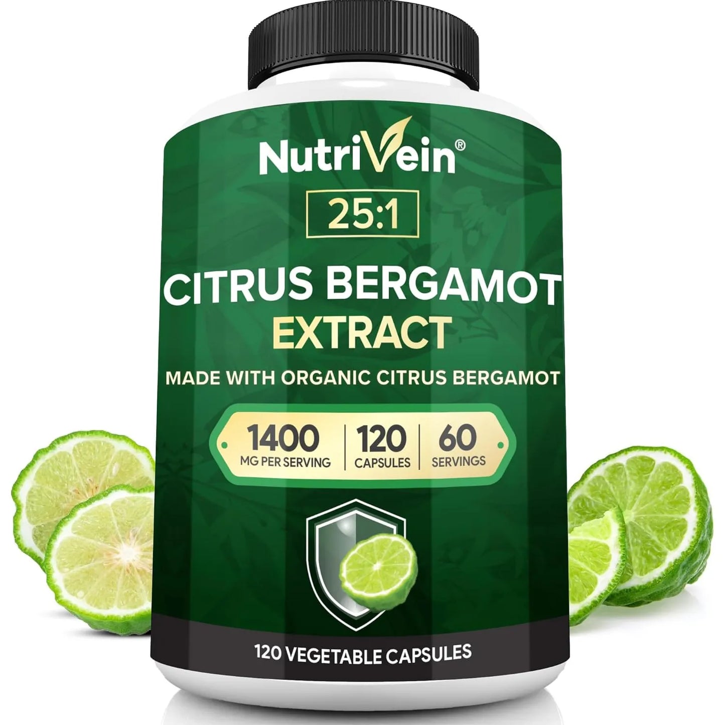 Extracto De Bergamota Citrica 1400 Mg 251 120 Capsulas Nutrivein Suplemento Premium
