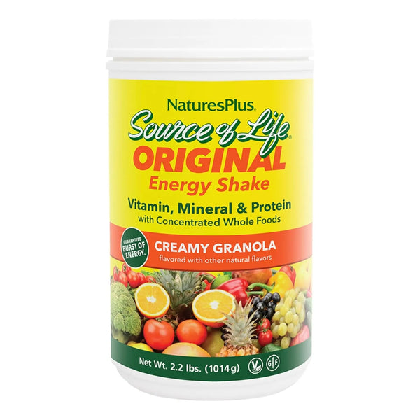 Batido Energético Multivitamínico Y Mineral Con Proteínas Sabor Granola 2.2 Lbs