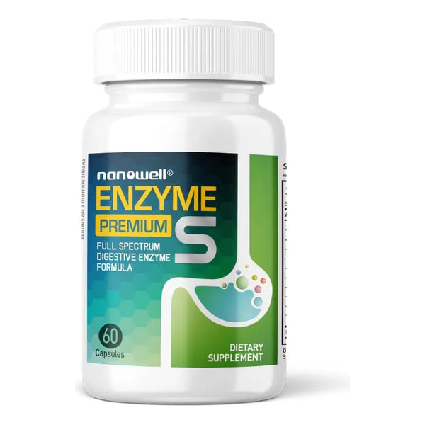 Enzyme Premium S Suplemento Digestivo 10 Enzimas 60 Cápsulas