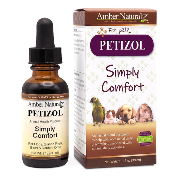 Petizol Comfort Natural Suplemento Herbal Para Mascotas Alivia Molestias Y Rigidez