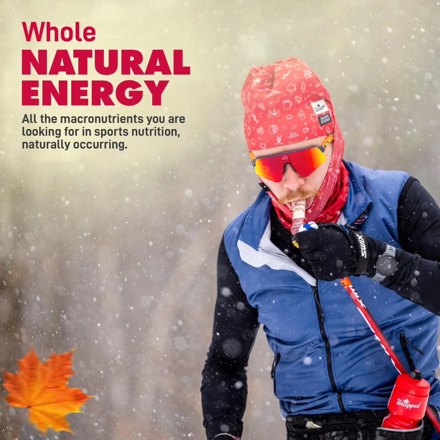 Jarabe De Arce Orgánico 20 Paquetes Energía Natural Vermont