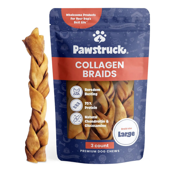 Trenzas De Colágeno Masticables Para Perros Golosinas Dentales Y Articulares