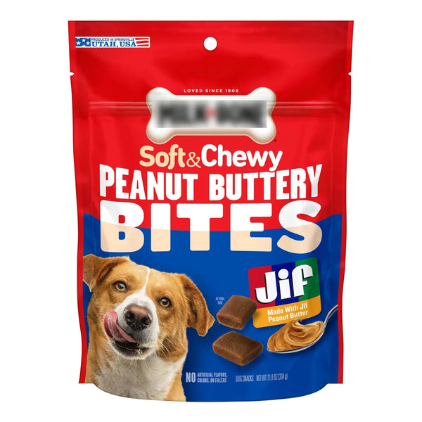 Golosinas Suaves Para Perros Con Mantequilla De Maní Jif 11.8 Onzas