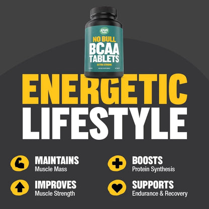BCAA Extra Fuerte 1000 Mg 2 1 1 120 Tabletas Aminoácidos Musculares